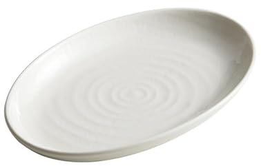 GUERNSEY Essteller-Sets für die Küche Keramik Fischteller Haushalt Gedämpfter Fischteller Oval Personalisierter Teller Teller Hotel Teller Geschirr Keramik-Flachteller-Set(13inch)