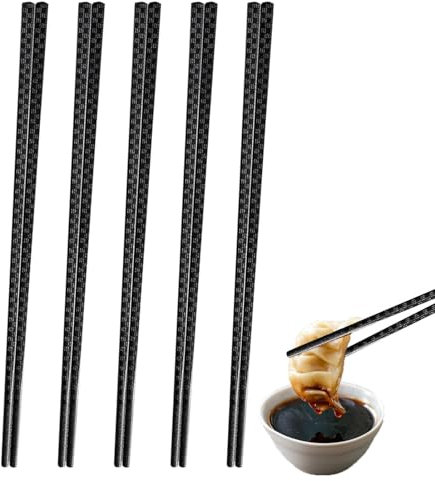 Palillos chinos – Juego de palillos chinos, antideslizantes, resistentes al calor, palillos chinos, palillos creativos para restaurante, hotel, palillos de sushi, utensilios de comida para el hogar,