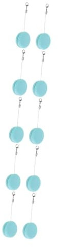 Angoily 10pcs Macaron Screen Cleaner Cell Phone Cleaning Wipes Phone Screen Cleaner Pendant