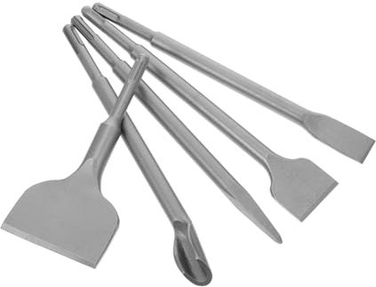OKUMEYR Ensemble De 5 Burins À Carrelage Pointe Large Et Plate Forets En Acier En Forme De U Pour Maçonnerie Béton Brique Ciment Pierre