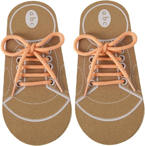 Lacing Shoe Toys Learn to Tie Shoe Laces Kids Teaching Tie Shoelace Practice Paper Board Tying Learn How to Shoe Laces for Children Kids Toddler Early Educational Teaching Aids