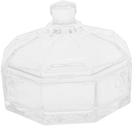 POPETPOP Bonbonnière Verre Avec Couvercle Pot à Condiments Pour Maison La Cuisine Le Bureau Pour Conserver Bonbons Et Noix