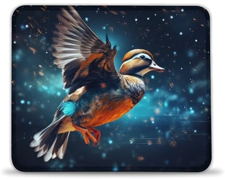 LLONGKT - Alfombrilla de ratón (20 x 24 cm), impermeable, con base de goma antideslizante, compatible con ratones láser y ópticos.