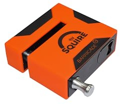 Squire Barricade™ High Security Motorcycle Disc Lock – Sold Secure Gold Approved – Heavy Duty 25mm Hardened Steel Body, 12mm Boron Shackle, Anti-Theft Brake Disc Lock, Weatherproof – Made in Britain