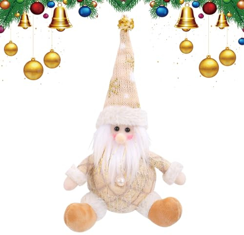 Ornamenti Per Albero Di Natale - Graziose Decorazioni ad Albero con Pendente Babbo Natale,Decorazioni Morbide Per Le Feste Da Tavolo Per Soggiorno Camera E Davanzali
