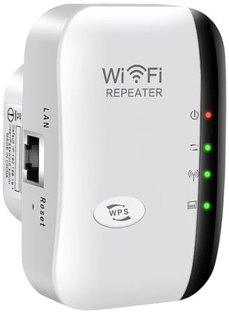 2026 Wi-Fi Extender Booster, Covers 3000 Sq Ft and up to 45 Devices | Ethernet Port, Quick Wall-Plug Setup, Supports Wider Home Network Access