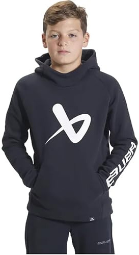 Bauer Core Hoodie Junior svart Junior XL svart