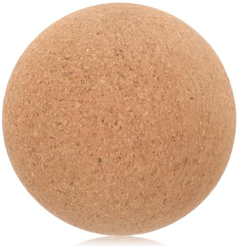 Kork Faszienball für Yoga, Rücken und Fußmassage, Khaki | Zuhause und Fitnessstudio, Einfache Massage, Angenehmer Druck, Kompakt Tragbar, 1 Stück
