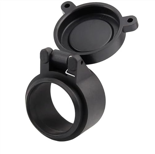 1pc 30-69MM transparente Rifle alcance lente cubierta abatible hacia arriba resorte rápido protección tapa objetivo tapa for pistola Airsoft calibre envío gratis(43mm)