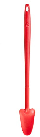 Kochblume Restelöffel L | Premium-Silikon & BPA frei | Hitzebeständig | Spülmaschinenfest | Farbe: rot