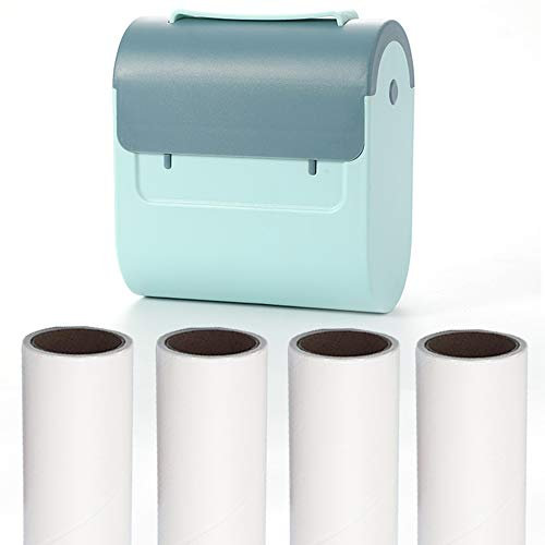 Extra klebrige Fusselrollen, Tierhaarentferner für Möbel, Couch, Teppich, Autositz und Kleidung (blau)