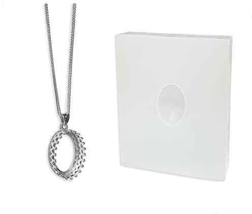 Milky Treasures Crown Necklace DIY Breastmilk Jewelry Making Kit | 18mm 925 Sterling Silver Pendant | Breastfeeding Keepsake | New Mom Gifts | Baby Shower Registry | Mother's Day