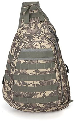 KLZUOPT Wanderrucksack 20-35L Tactical Sling Bag Laptop Wasserdichter Molle Militärrucksack Camping Wandern Jagd Sport Brusttasche,5,Einheitsgröße
