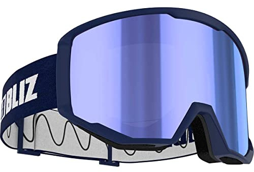 Bliz Damen, Herren Skibrille Spark Dark Blue Einheitsgröße