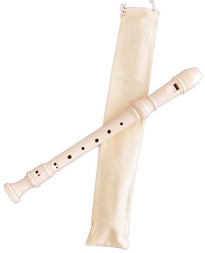 8-Loch-Blockflöte, Hohe C-Stimmung, Blockflöte, Student, Profi, Erwachsene, Anfänger, Universell, Weiß Tenorflöte