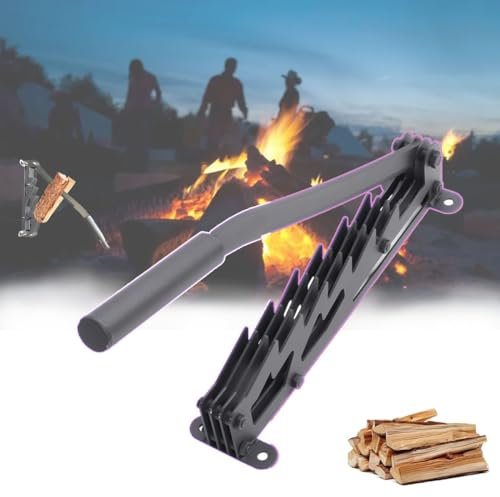 Wall Mounted Kindling Splitter, Wall Mounted Kindling Splitter for Wood ，Detachable Powerful Wall Mounted Log Splitter