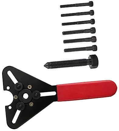 VALICLUD Auto-Tools 1 Satz Schlüssel Kfz-werkzeuge Demontagesatz Für A/c-kupplung Aus Stahl Kupplungsentfernungswerkzeug Kupplungsabzieher Auto-werkzeuge 45 Stahl Metall Rama Auto Werkzeug