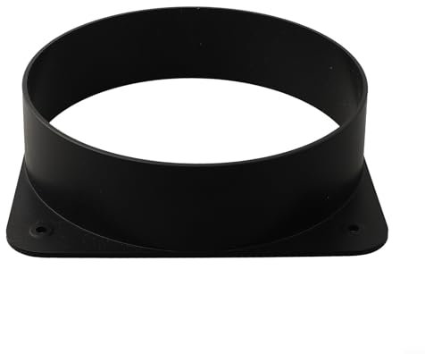 150mm Kanalverbinder Flansch, Lüftungskanalverbinder Flansch gerade Lüftungsrohr Kunststoff Kanalverbinder Platte für Kühlung Heizung Lüftungssystem HVAC