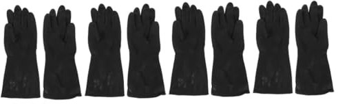 Healeved 4paare Wiederverwendbare Haushaltshandschuhe Gummihandschuhe Für Geschirrspülen Putzen Und Reinigungsarbeiten Langlebig Rutschfest Und Leicht Universelle