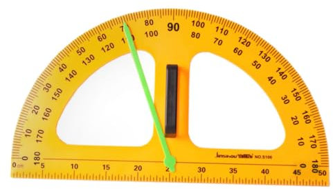 SEWACC Winkelmesser Aus Kunststoff Für Mathematik Geometrisches Werkzeug Zum Messen Von Winkeln Halbkreis-winkelmesser Für Lehrer