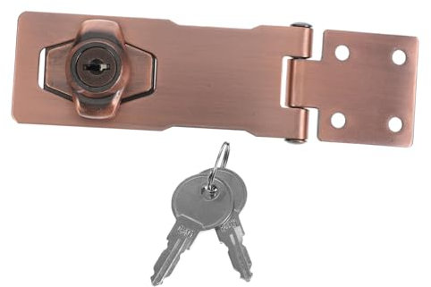 GARVALON 1satz Türverschluss Hasp Vorhängeschloss Für Scheunentüren Aus Edelstahl Modernem Design Installieren Für Zusätzlichen Schutz Und