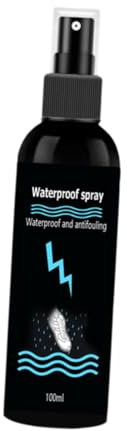 kowaku Spray impermeabilizante para calzado, 100 ml, accesorios para calzado, protector de calzado contra manchas de agua, spray impermeable para zapatos de