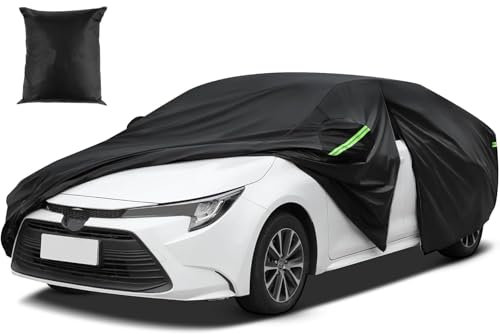 Autoabdeckung für Citroën C4 2004-2021 2022 2023 2024 2025 T5 T6, Auto Abdeckplane -Winter Vollgarage Auto Abdeckplane -autoabdeckung Winter, Staubdicht Winddicht Schneedicht UV-Schutz
