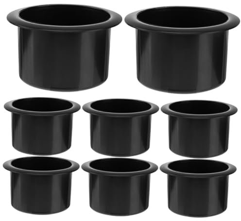 ETHZZLE 8piezas Soporte De Vasos para Automóviles De Adaptador De Portavasos Antideslizante Insertos Duraderos para RV y Yate Diseño Funcional y Moderno Accesorios Prácticos para