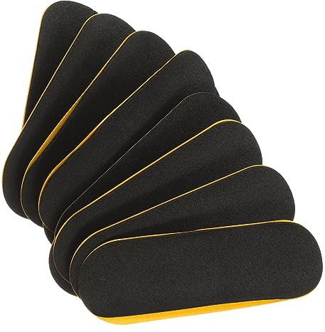 JOINPAYA Ruban Adhésif Antidérapant en Écume pour Fingerboard 10 Pièces, Élasticité, Noir, Accessoires Professionnels pour Skateboard à Doigts