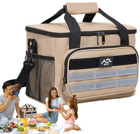 Yjkedfh Sac Repas Isotherme - Boîte Repas Isotherme Adulte - Sac de Stockage Alimentaire Imperméable Grande Capacité pour Hommes Femmes Travail Voyage Pique-Nique Camping Randonnée Pêche