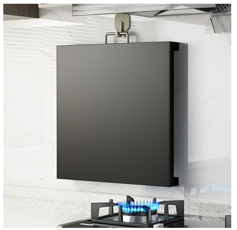 QSTGX Cubre Encimera Acero Inoxidable Protector Placa Induccion para encimeras, fregaderos, autocaravanas y cocinas eléctricas/de Gas(A,35x48x9 cm)