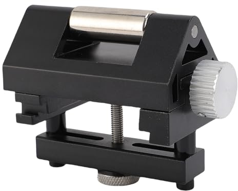 Yechiry Pierre à Aiguiser, Guides d'Affûtage à Angle Fixe, Détecteur d'Angle de Tranchant de Couteau Portable, Réparation d'Outils Usés pour Ciseaux Bois Rabots Outils Coupes (BLACK)