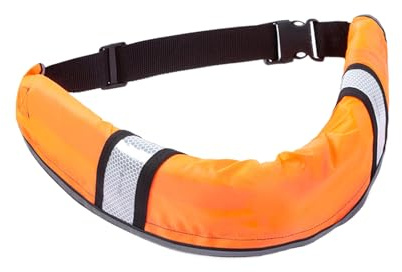Cintura da nuoto gonfiabile - Dispositivo di galleggiamento leggero e regolabile, salvagente portatile per lo snorkeling, i viaggi in barca con pagaia, l'attrezzatura di sicurezza in acqua per le avve