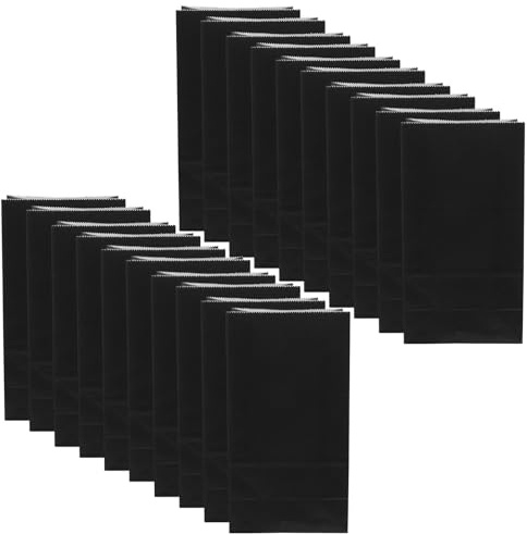 CIYODO 20piezas Bolsas de Papel para Obsequio Color Kraft Bolsas Pequeñas para Dulces para Envolver Cajas de Obsequio
