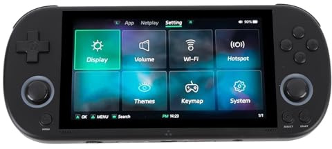 RASTKY Console di Gioco retrò Portatile Chip a 4 Core Ad Alte Prestazioni per Videogiochi retrò Supporta 28 Emulatori per Console di Gioco Portatile Schermo da 4,96 Pollici per Tutti Gli Amanti