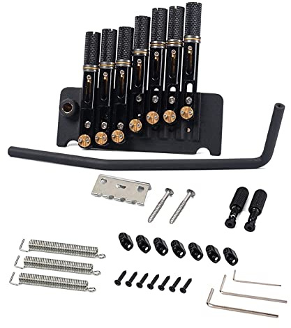 Sistema de puente de guitarra sin cabeza de 6/7 cuerdas para accesorios sin cabeza, sistema de trémolo eléctrico