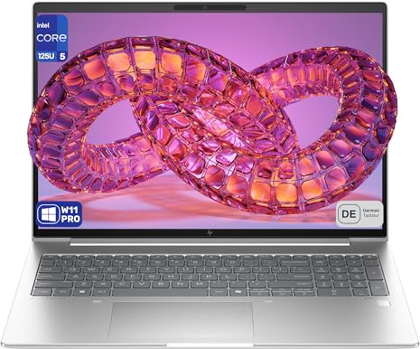 HP EliteBook 660 G11 Business Laptop, Intel Core Ultra 5 125U, 32 GB DDR5 RAM, 2 TB SSD, 16 WUXGA IPS (1920x1200), Fingerprint, Deutsches Tastatur Layout, Windows 11 Pro, Silber