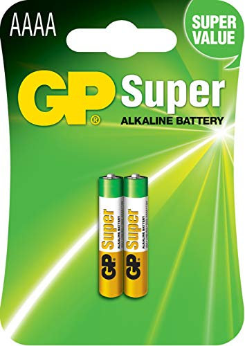 AAAA 1.5 VOLTS ALKALINE GP 1 CARD OF 2 EXPIRY 2021 BATTERY