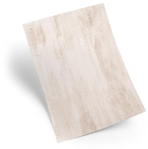 Briefpapier Holz-Optik, 25 Blatt: Menükarte Papier, Briefbögen Rustikal, Einladungen Vintage, Motivpapier Set, Für Hochzeit, Taufe, Geburtstag, Party, Restaurant, Schreibpapier, Brief Beige, DIN A4