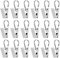 LIHAO Vorhang Clips Gardinen Metall Klammern mit Haken für Gardinen Vorhänge Lichterketten Foto (Mehrweg) (60 Stück)