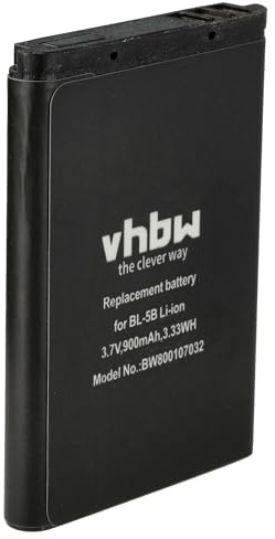 vhbw Akku kompatibel mit Stier Kapselgehörschutz FM Radio, Bluetooth, AUX Gehörschutz (900mAh, 3,7V, Li-Ion)