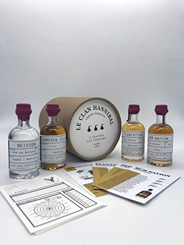 Coffret Rhum découverte - Rhum agricole, rhum blanc, rum des caraibes, rhum xo