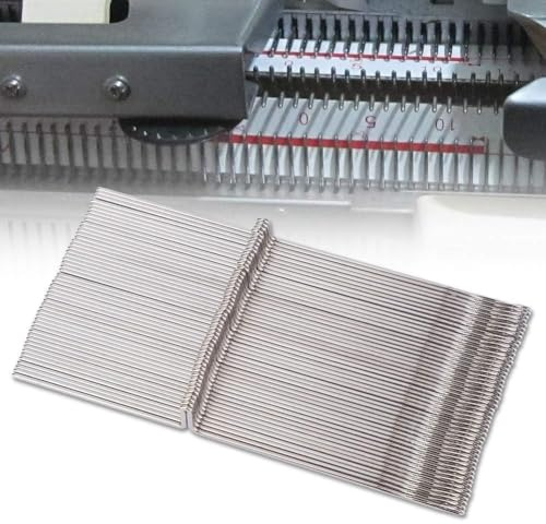 50 Stück Strickmaschinennadel Stahlnadelset DIY Nähzubehör für Strickmaschine SRP325 / SRP50 / SRP60 / SRP60N