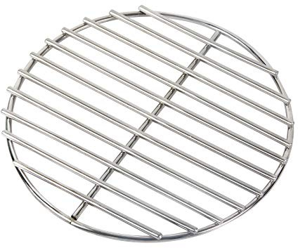KAMaster Grillrost aus Edelstahl, 26 cm, passend für Kamado-Grill, klassisches Feuerrost und andere große grüne Grillteile, Holzkohlerost, Ersatzzubehör (26 cm)