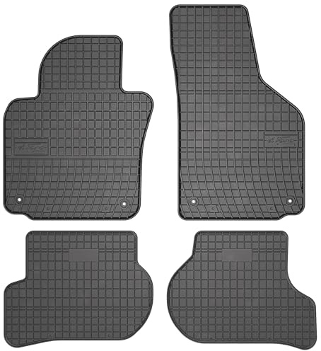 MOTOS Gummimatten Auto Fussmatte passend für SEAT Leon II 2005-2012 Hatchback Verbessern Sie Ihren Reisekomfort mit Antirutschmatte Auto- Allwetter fußmatten Auto, Schutz vor Verschmutzung