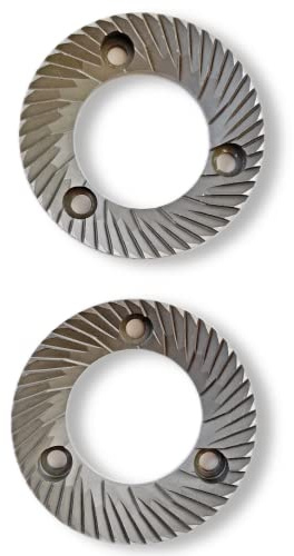 MAC55ITA-SF CP Frässtifte für Eureka Mignon & Nuova Simonelli Mahlwerke mit 55 mm Frässtiften, 55 mm, 2 Stück Stahl Gehärteter Stahl