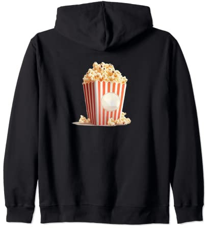 Popcorn Food for Cinema and Popcorn Machine Lovers Zip Hoodie