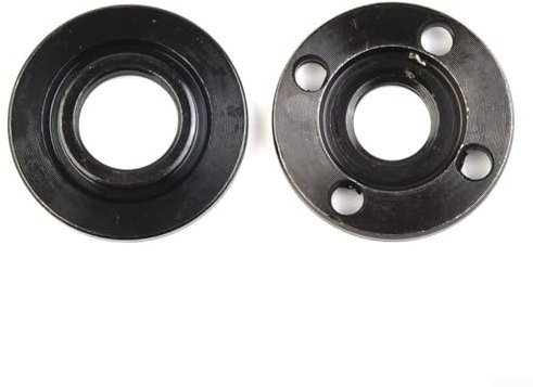 2 Stück Flanschmutter-Set Werkzeuge, für M14-Gewinde, Winkelschleifer, Flansch-Kontermutter-Set, innere äußere Flanschmutter-Set, Werkzeuge, für Winkelschleifer, Metall-Kontermutter-Set