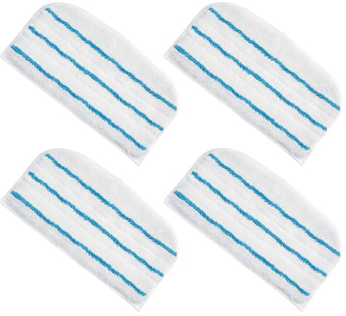 Bamyli 4Pcs Steam Mop Pads Compatible with Black & Decker FSM1500 FSM1600 FSM1610 FSM1620 FSM13E1 FSMP20, Washable Main Floor Cleaning Replacement Accessories