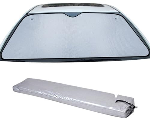 Auto Scheibenabdeckung Windschutzscheibenabdeckung für Ducato 2006 2022,Frontscheibenabdeckung Autofenster-Sonnenschutz Frontscheibe Wrap Cover Wasserdicht Wetterfest Anti UV Frost Ice Staub